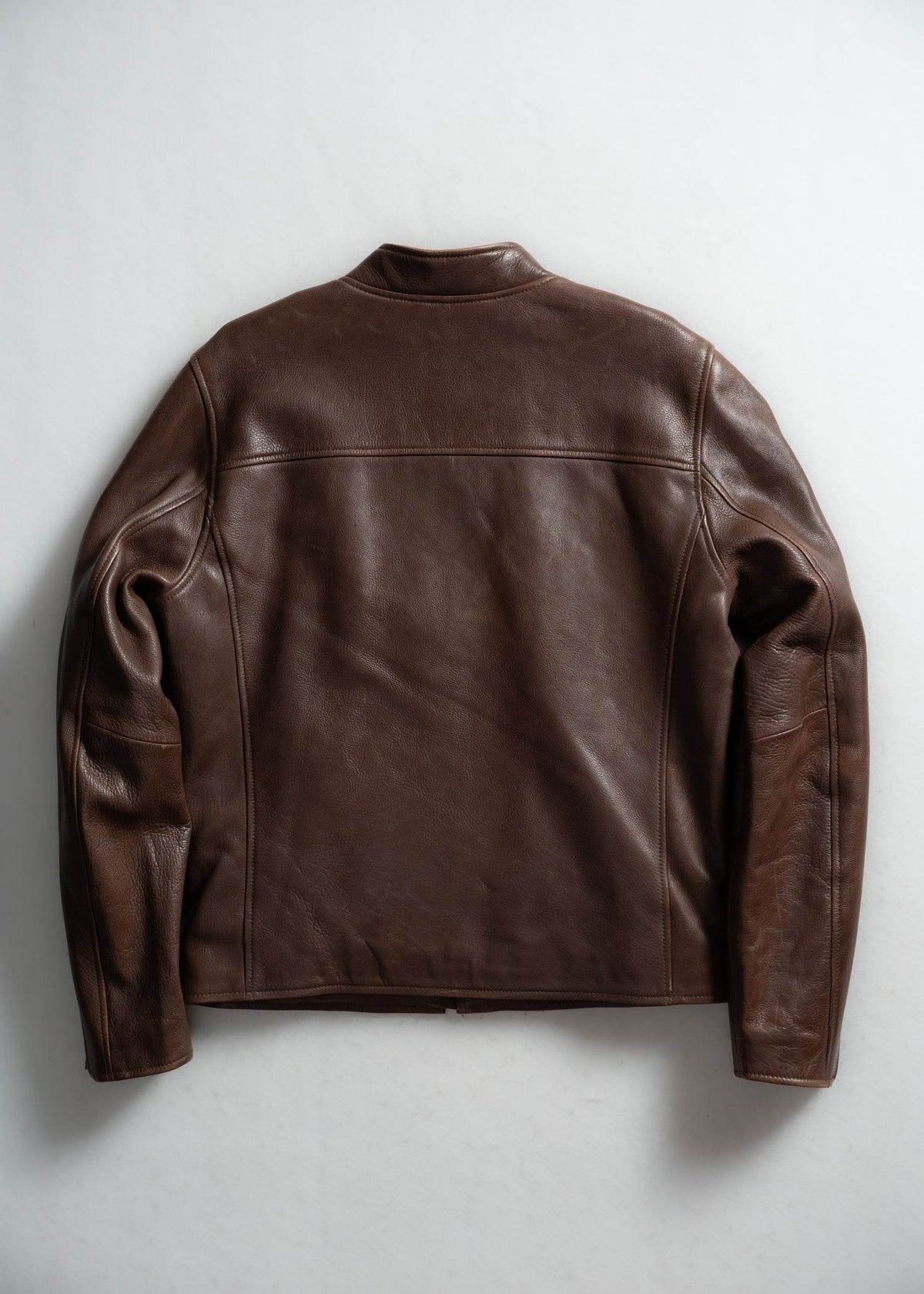 Bryce Cow Leather Jacket - Iron & Resin