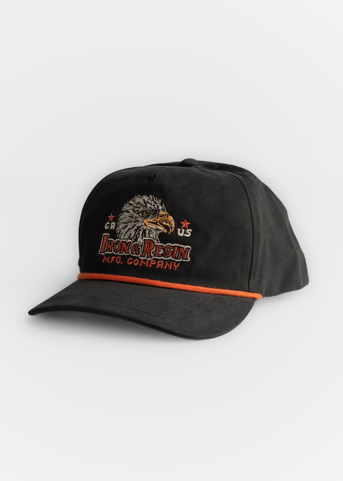 Men’s sanded cotton twill hat with custom embroidery and adjustable strap, soft brushed finish cap with durable construction
