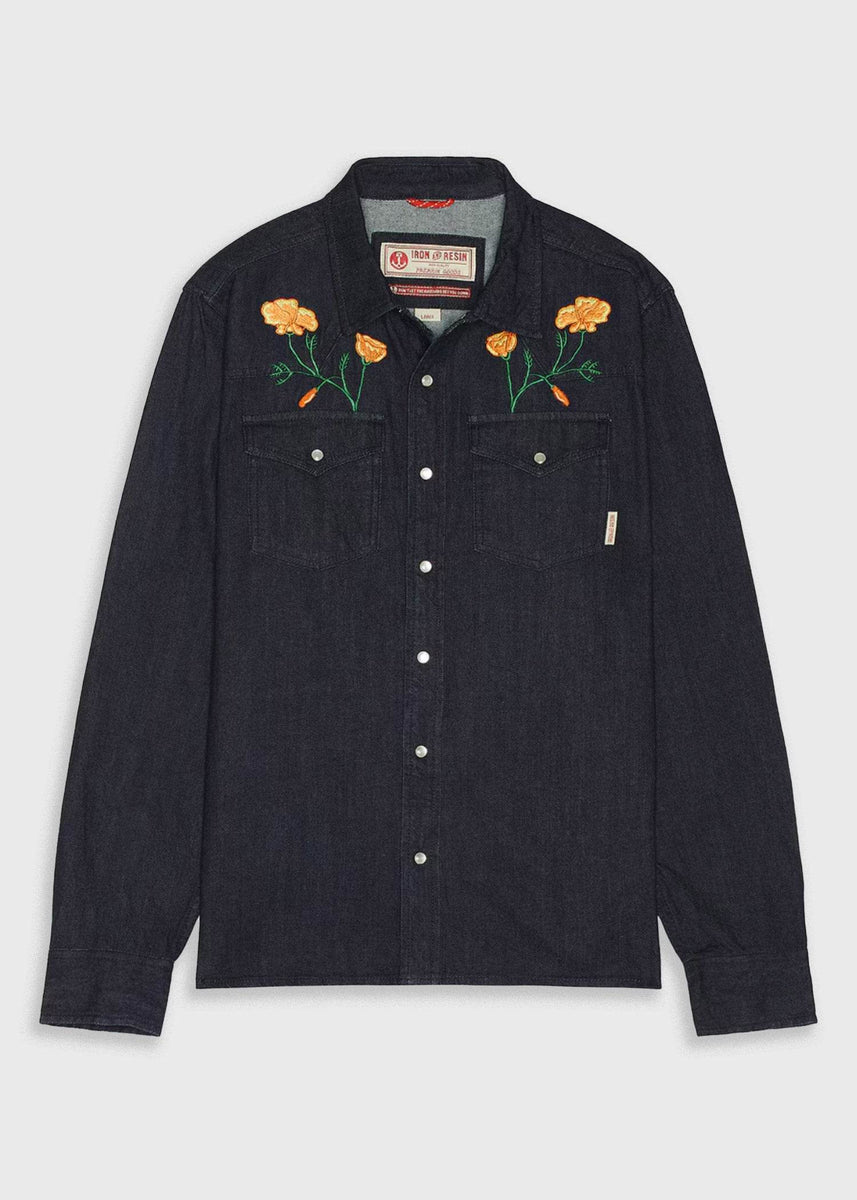 トップス INLAYDENIM SILVER BUTTON SHIRTS INDIGO1 トップス INLAYDENIM SILVER BUTTON SHIRTS INDIGO1 INLAYDENIM SILVER