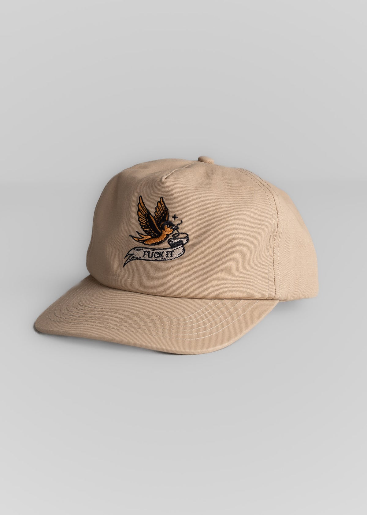 Men’s cotton twill hat with custom embroidery and adjustable strap, classic workwear cap with durable construction