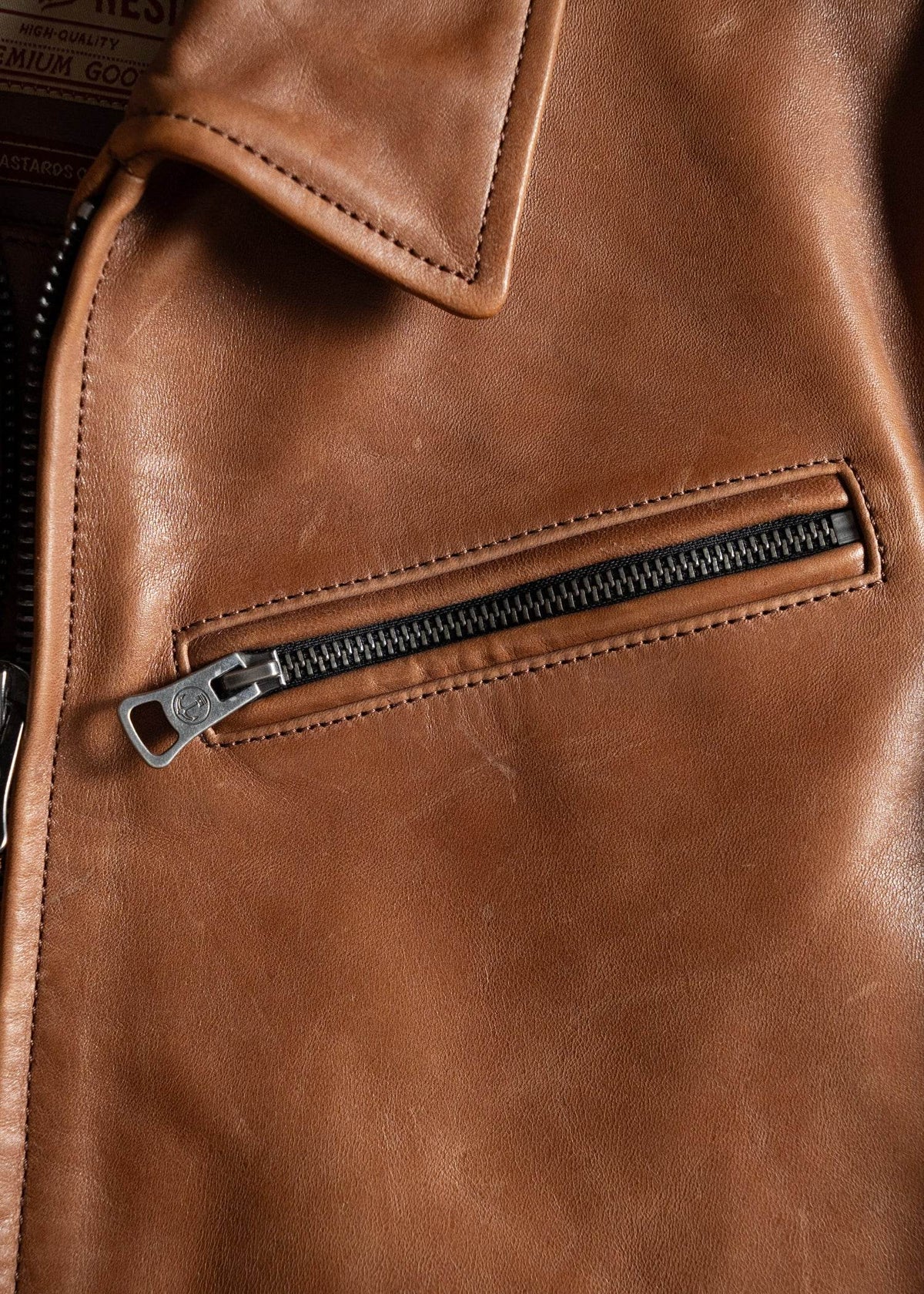 Gambler Horse Leather Jacket - Iron & Resin