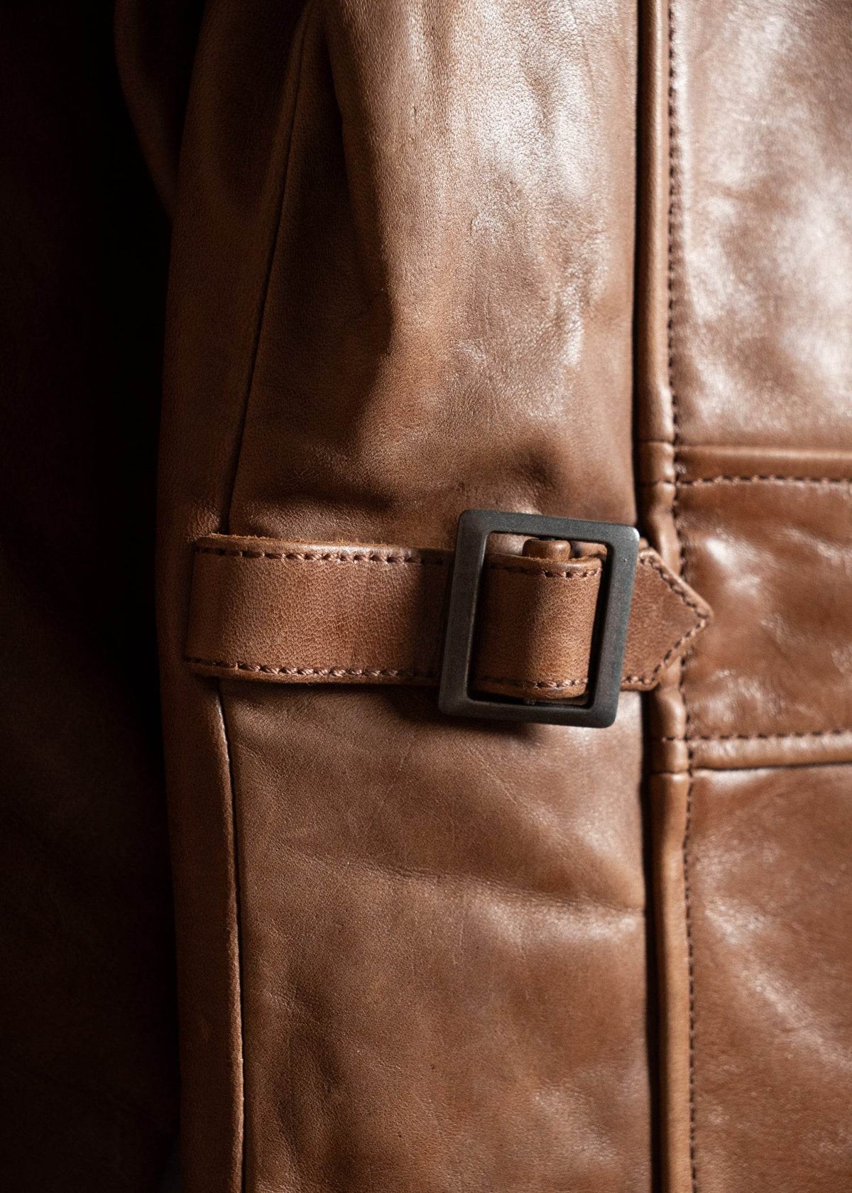 Gambler Horse Leather Jacket - Iron & Resin