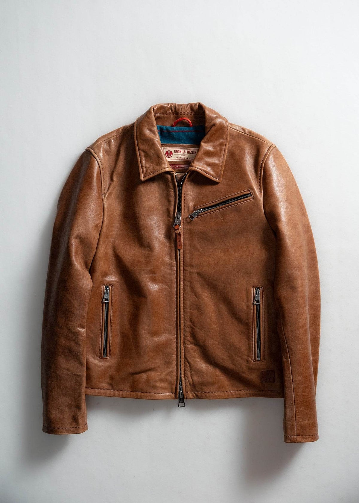Gambler Horse Leather Jacket - Iron & Resin