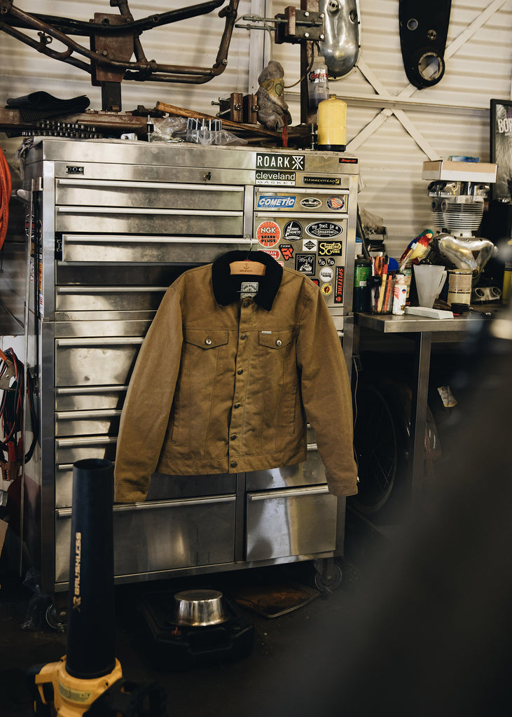 Iron & Resin Scout Jacket In Oil Tan A Year-Round Staple
