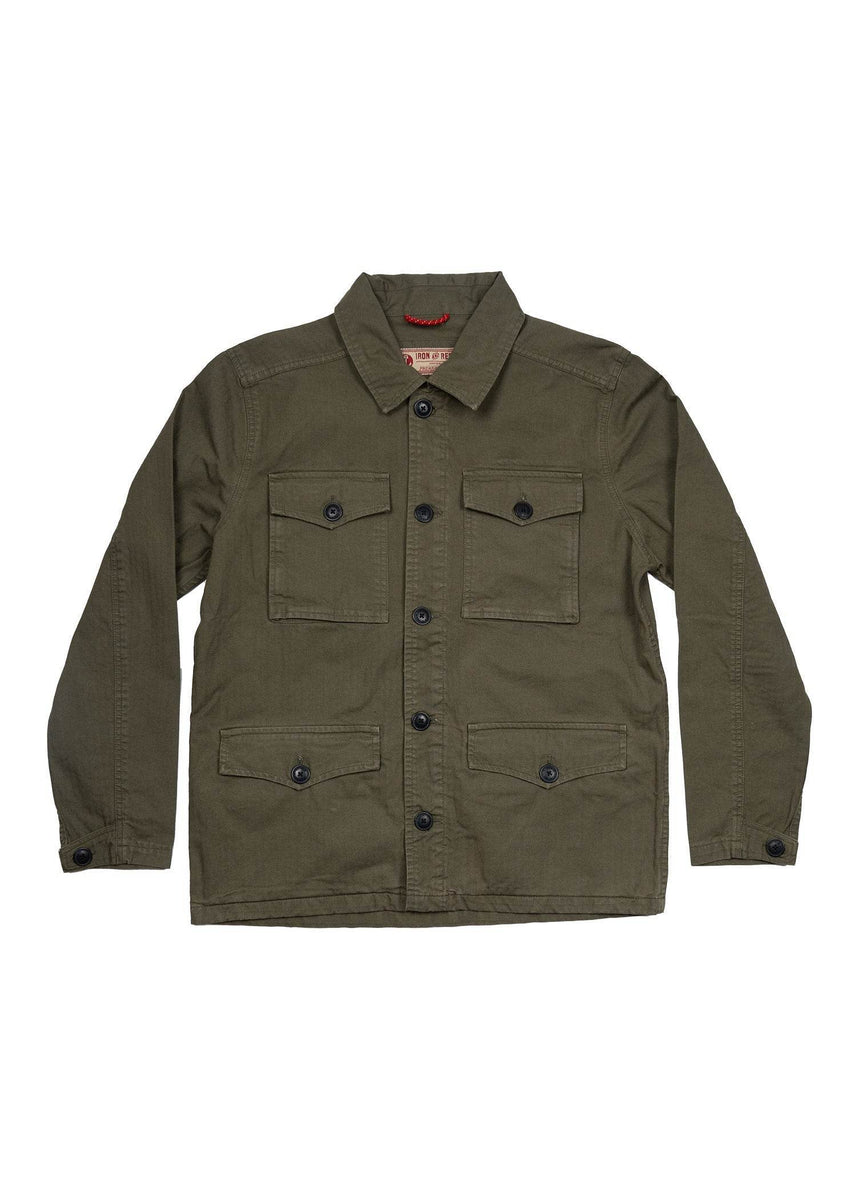 Herringbone Military Jacket Iron & Resin