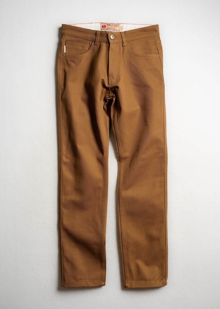 argue アギュー　cotton twill backer mov pants CHUCK regular twill chino pants - Black Jet