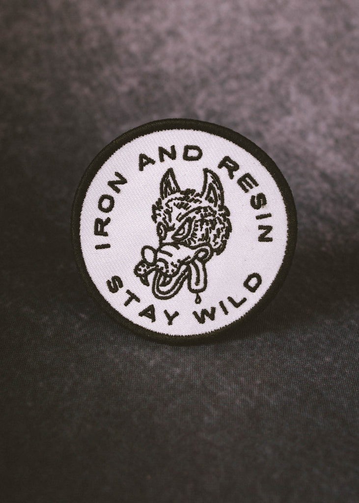 Iron & Resin Stay Wild Patch
