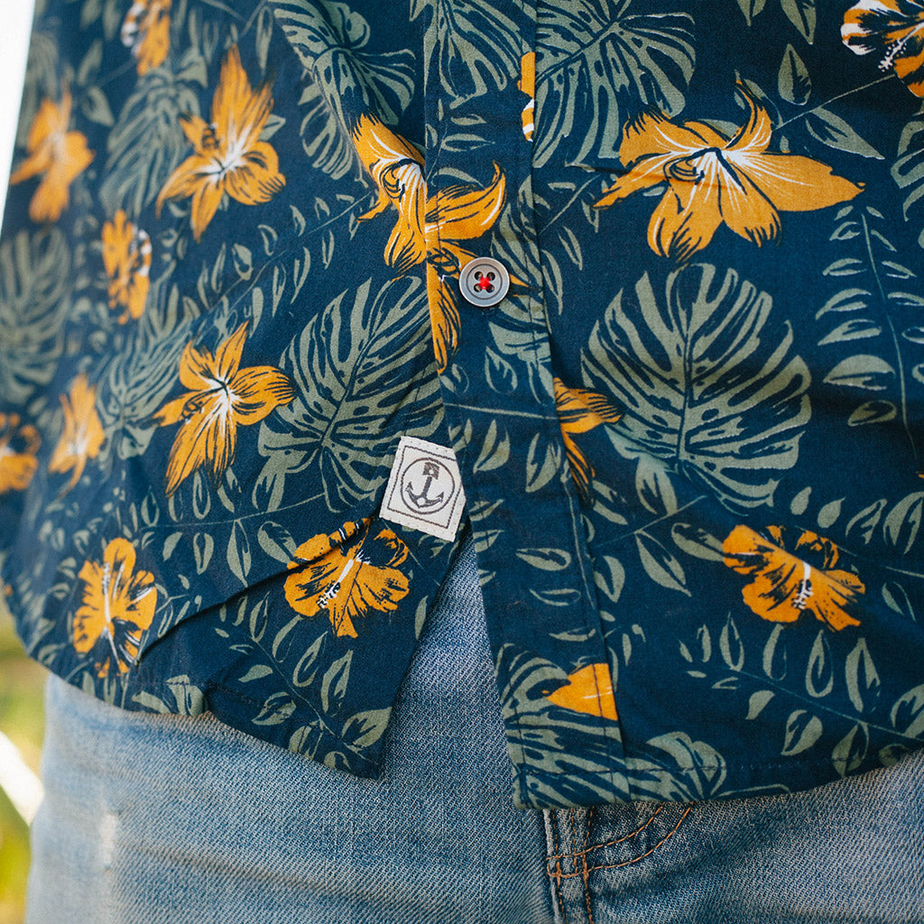 Iron and Resin Aloha Revival Shirt Small / Navy Aloha