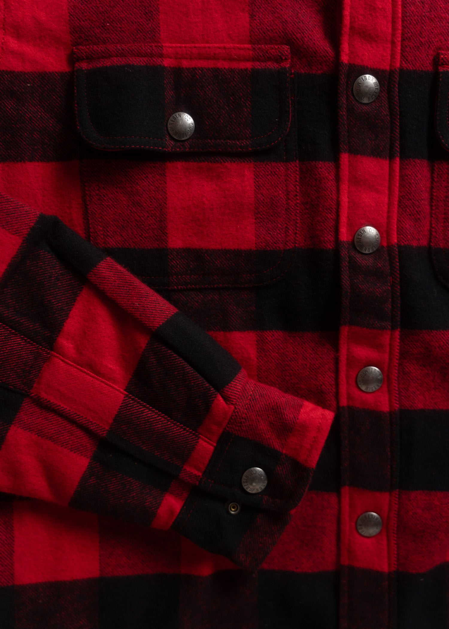 black and red dress shirt Buffalo Shirt Red / XX-Large