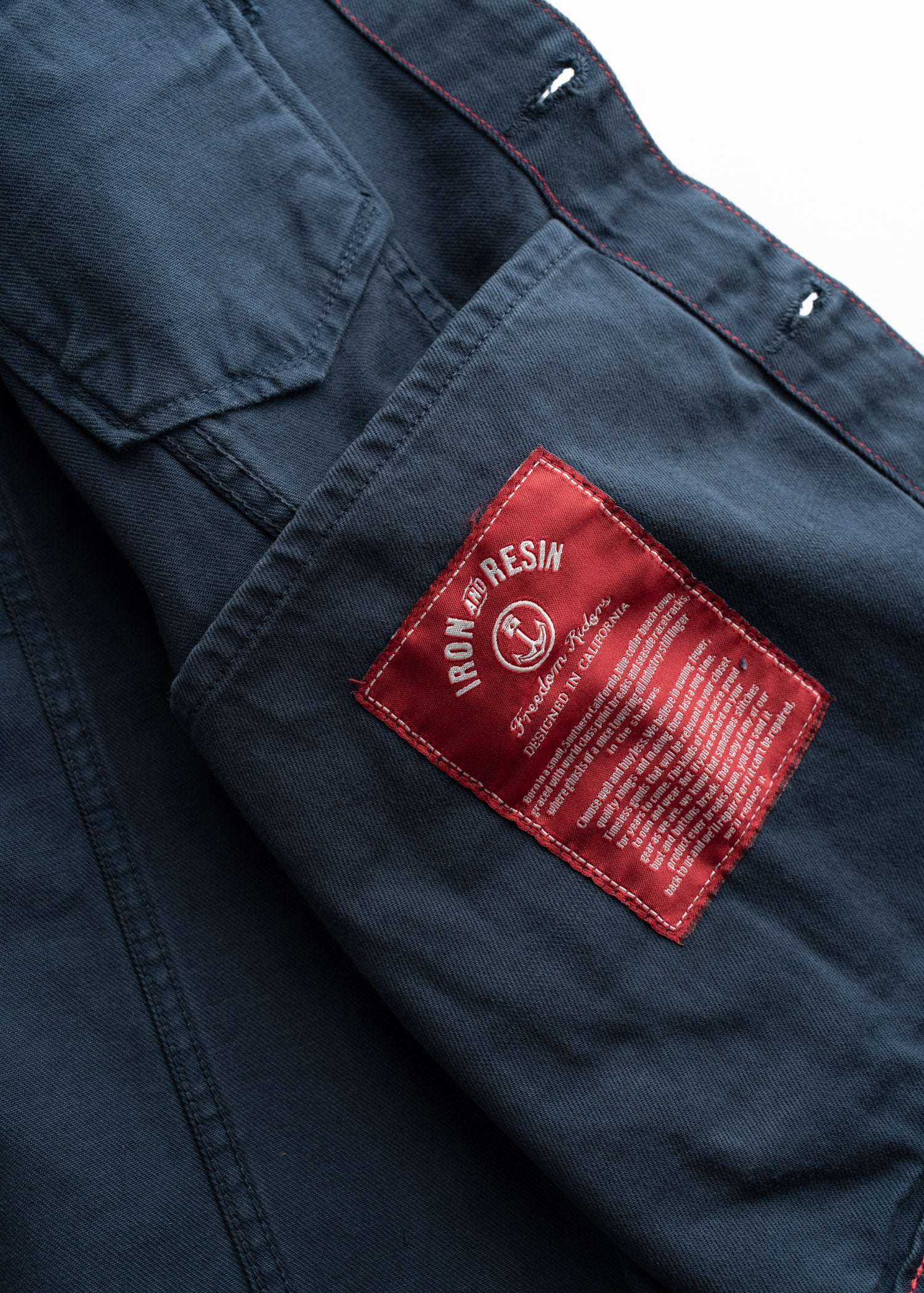 Bull Denim Jacket | Charcoal & White – Iron & Resin