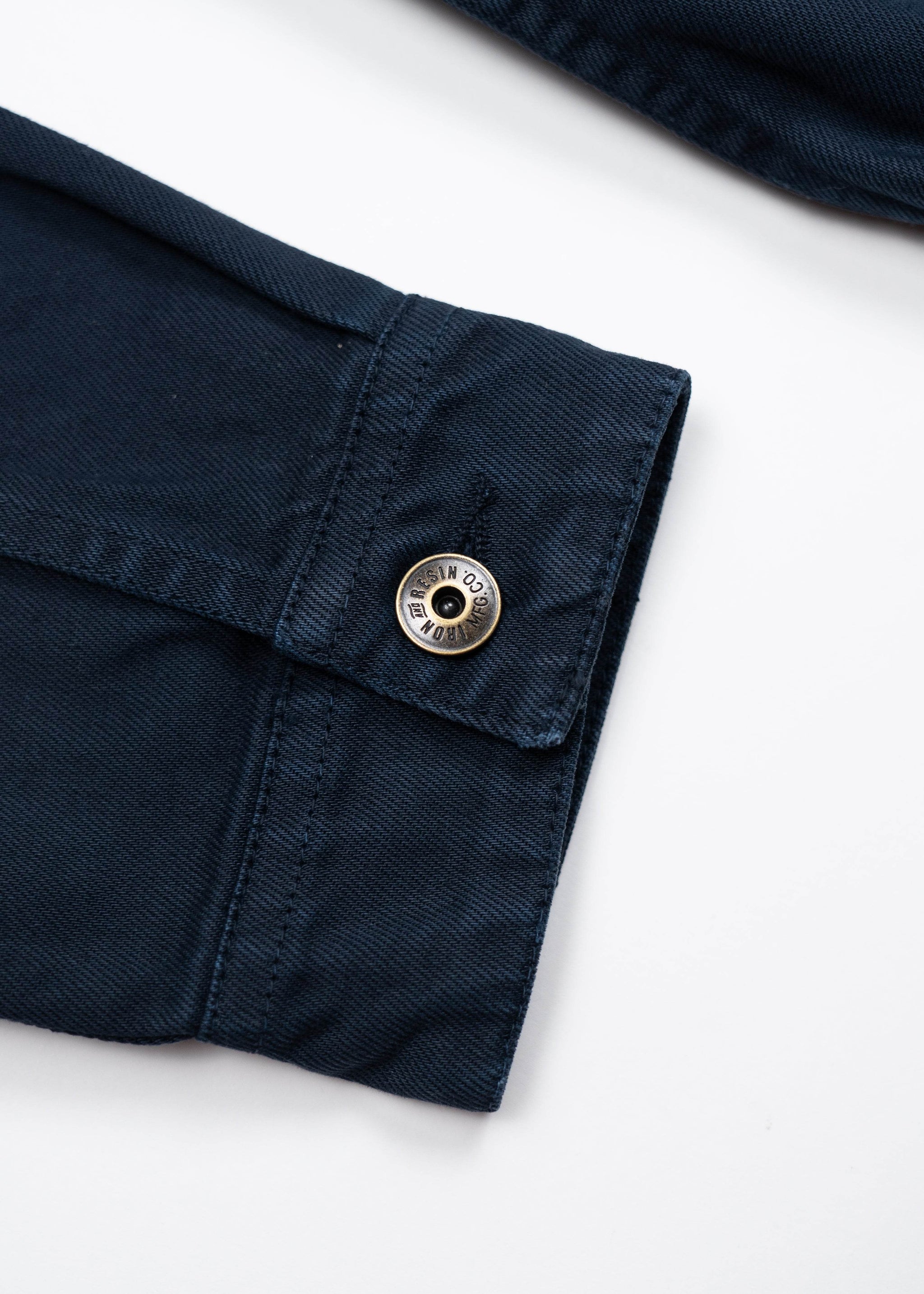 Bull Denim Sand Jacket – Cotton Denim Jacket – Iron & Resin