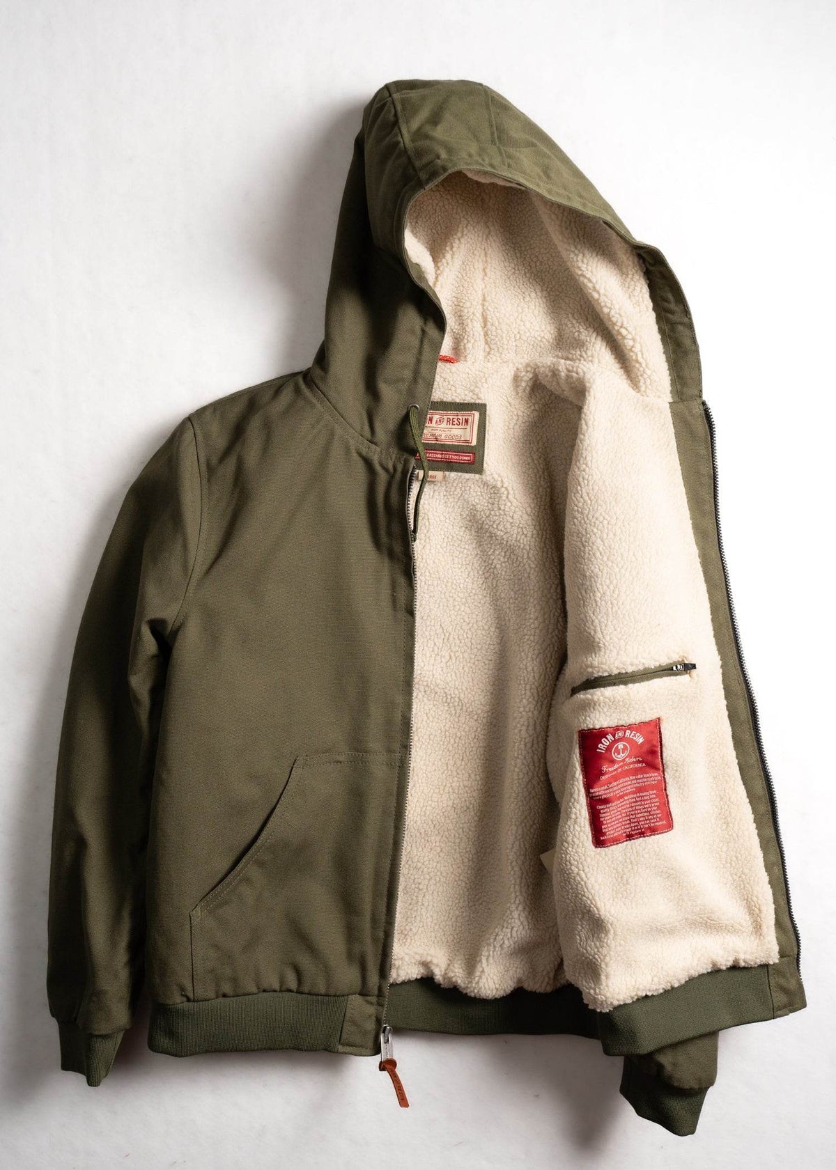 Canvas Bunker Hoodie - Iron & Resin