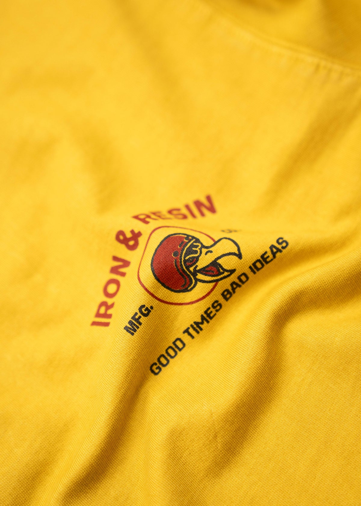 Good Times Bad Ideas Crewneck - Iron & Resin