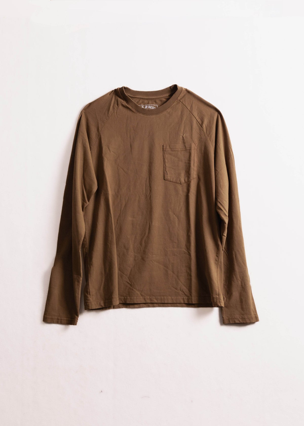 Faded Pocket Raglan - Iron & Resin