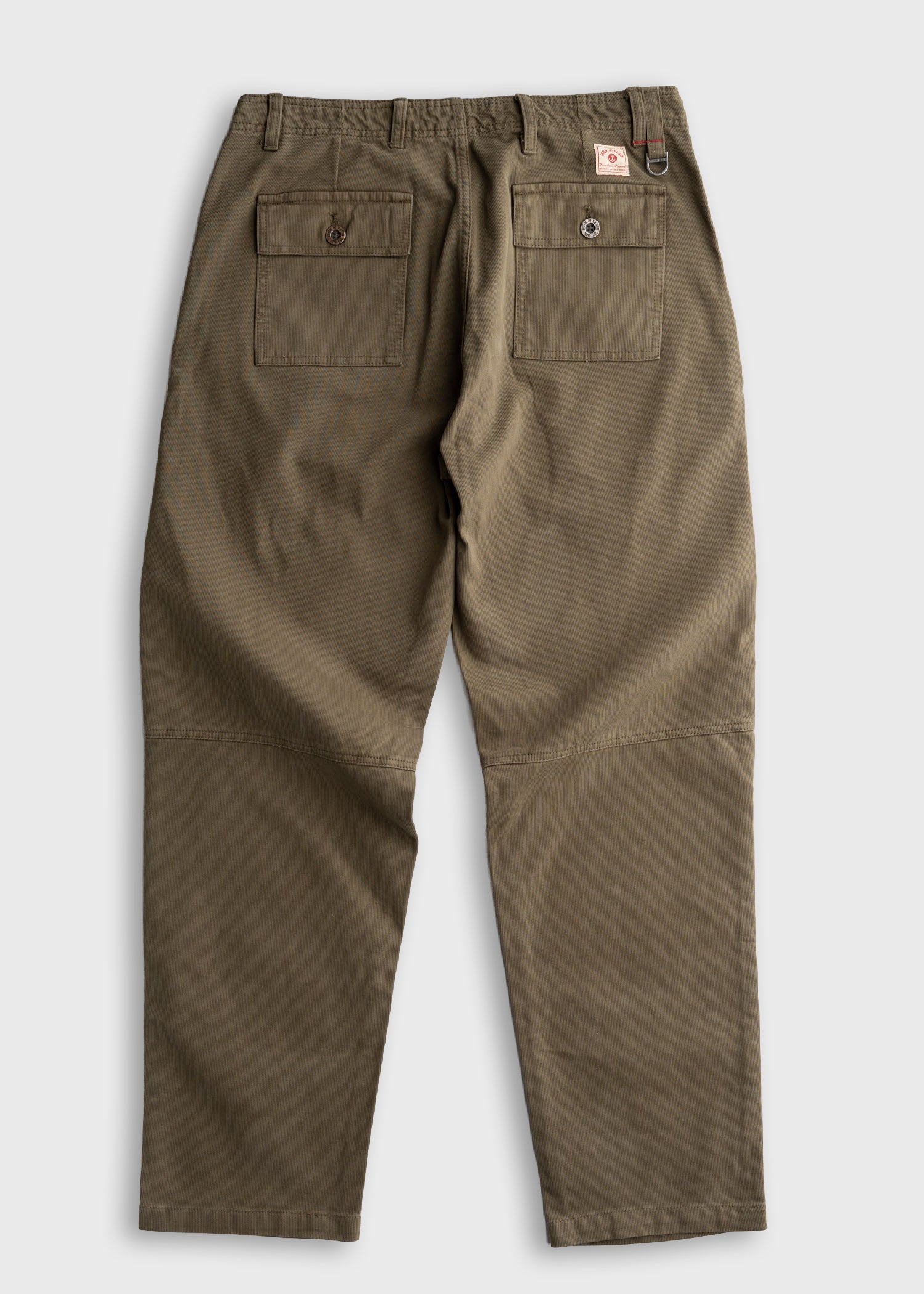 パンツ ENDS and MEANS Fatigue Cargo Pants FatiguePant-Green-Back-