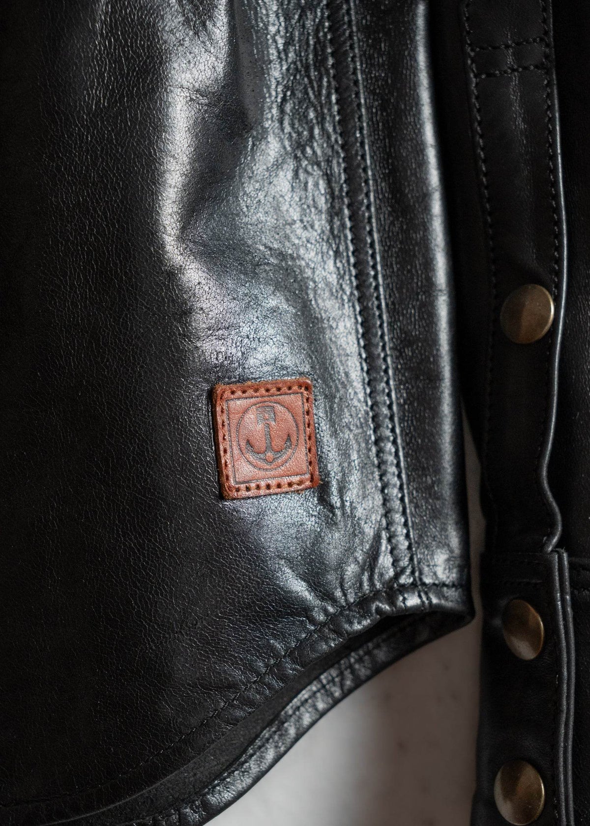 Fence Horse Hide Shirt - Iron & Resin