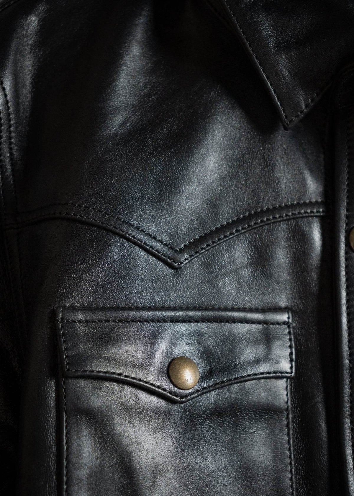 Fence Horse Hide Shirt - Iron & Resin