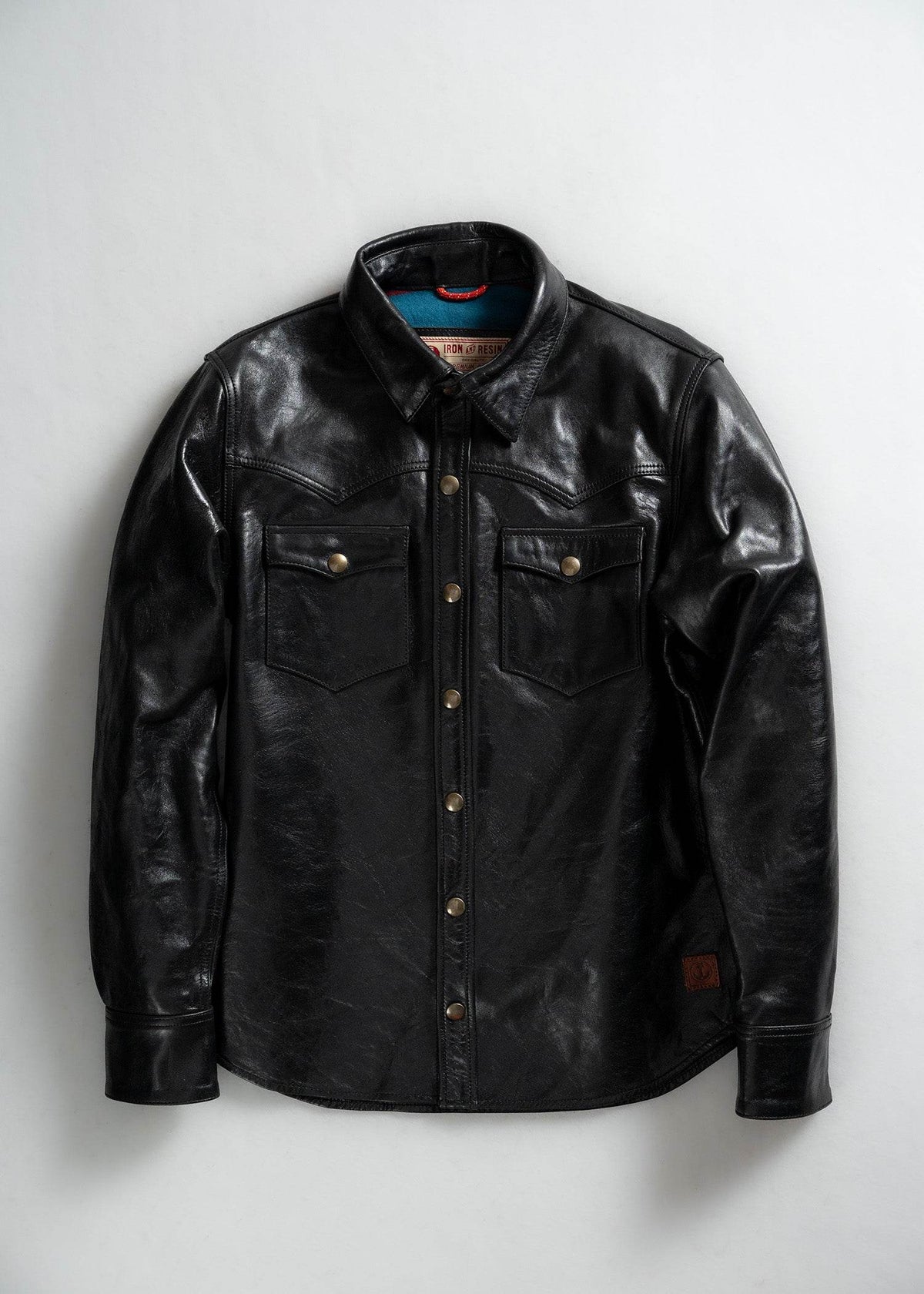 Fence Horse Hide Shirt - Iron & Resin