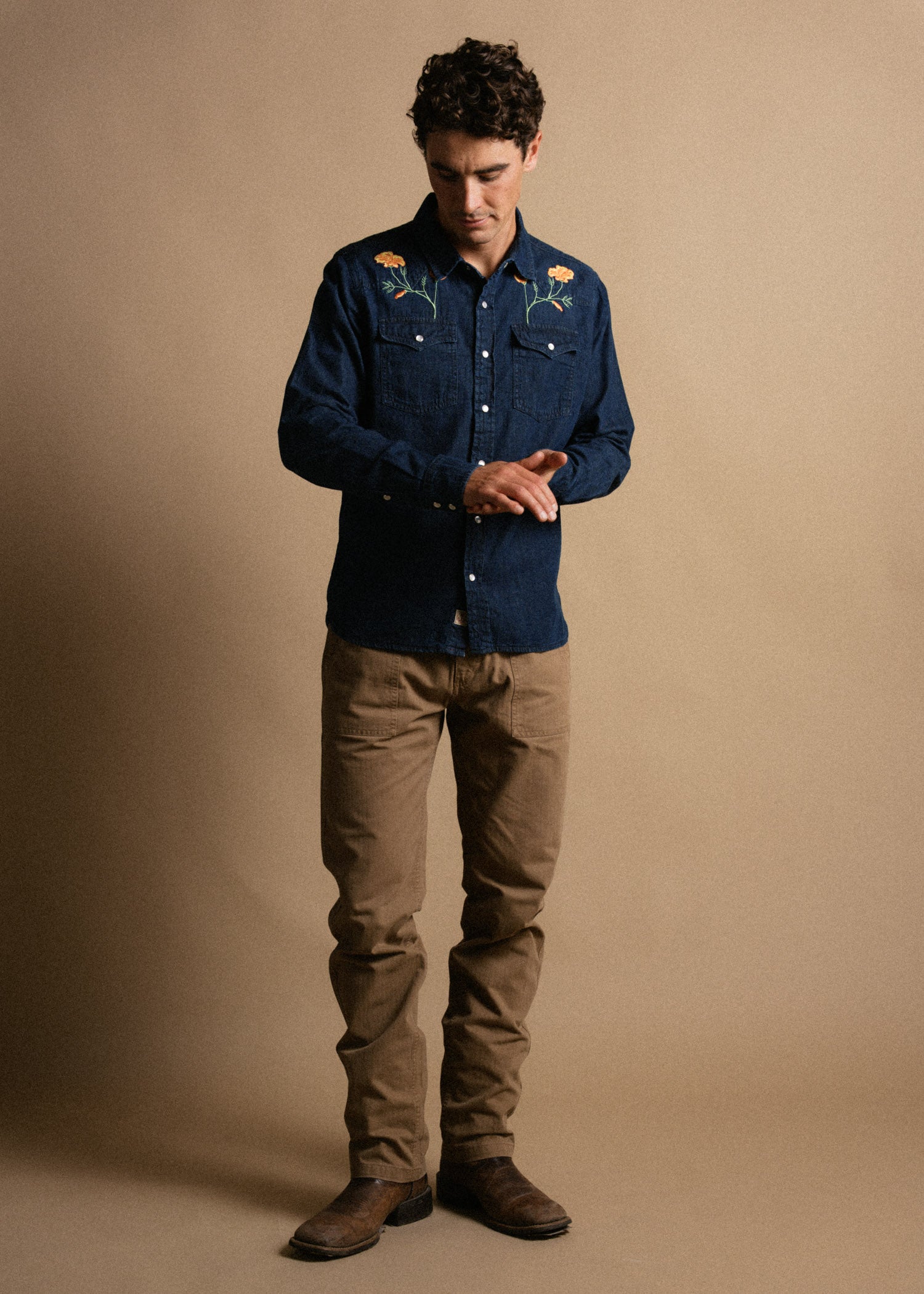 Field Denim Shirt Indigo / XX-Large Field Denim Shirt Indigo / XX-Large
