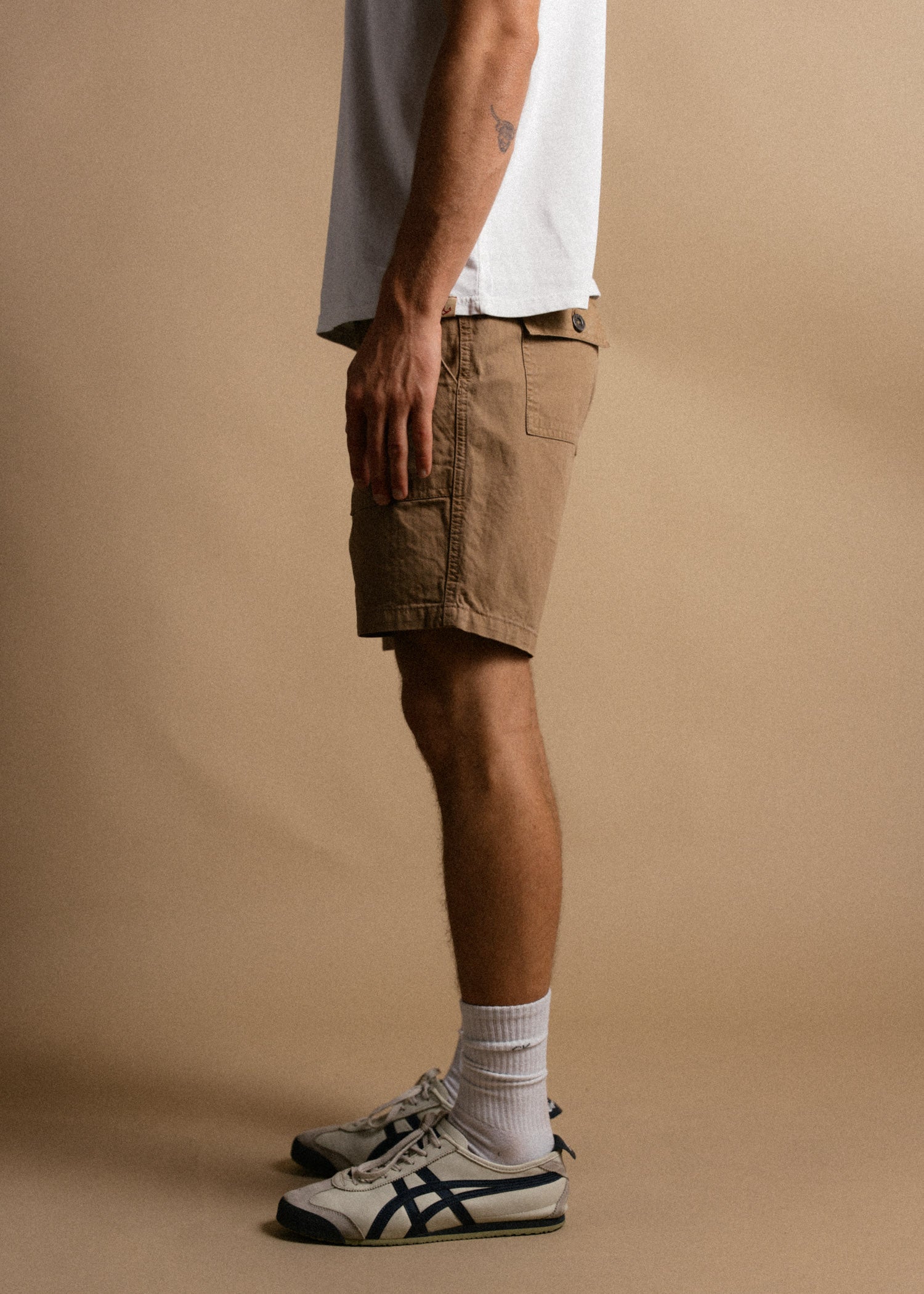 anuke Herringbone Short Pants ブラウン 36 ànuke online store（アンヌーク） / Herringbone Short