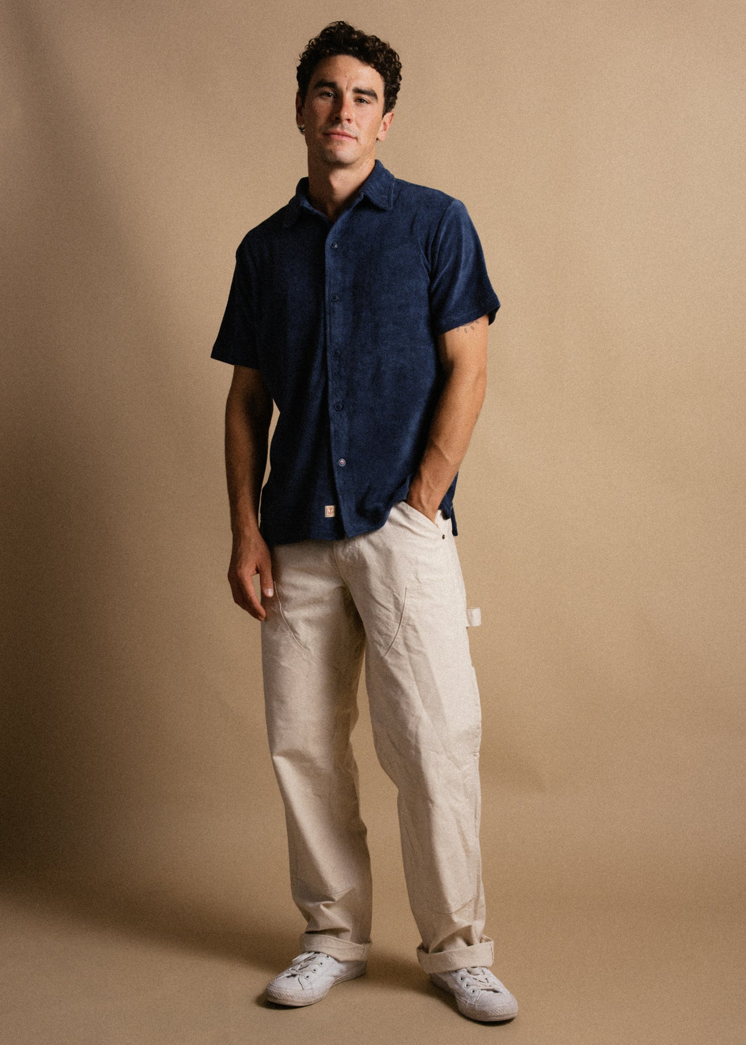 short sleeve dress shirt men Phenom Classic Black Stylish and Versatile Fit allowing you to look and feel your best at all times with minimal effort. Terry Shirt Navy / Medium