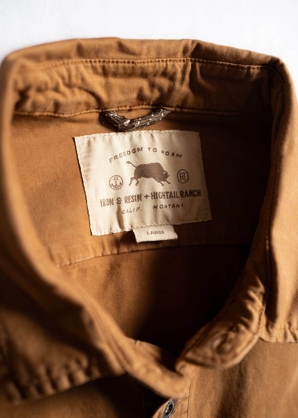 Hightail X INR: Popover Shirt - Iron & Resin