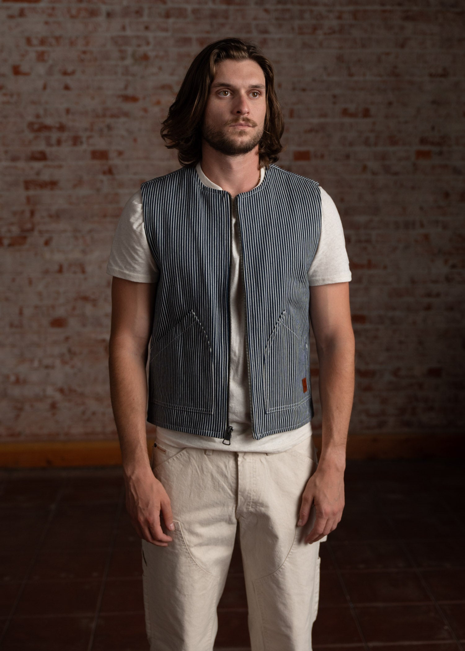 Highland Vest | Hickory Stripe Vest – Iron & Resin