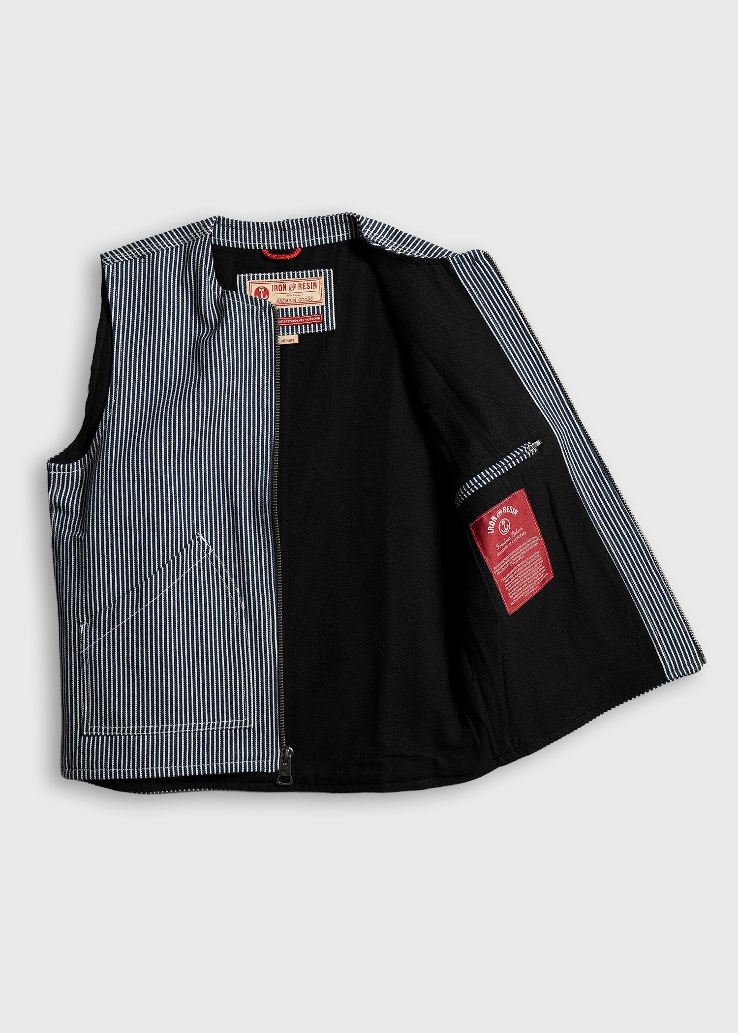 Highland Vest | Hickory Stripe Vest – Iron & Resin