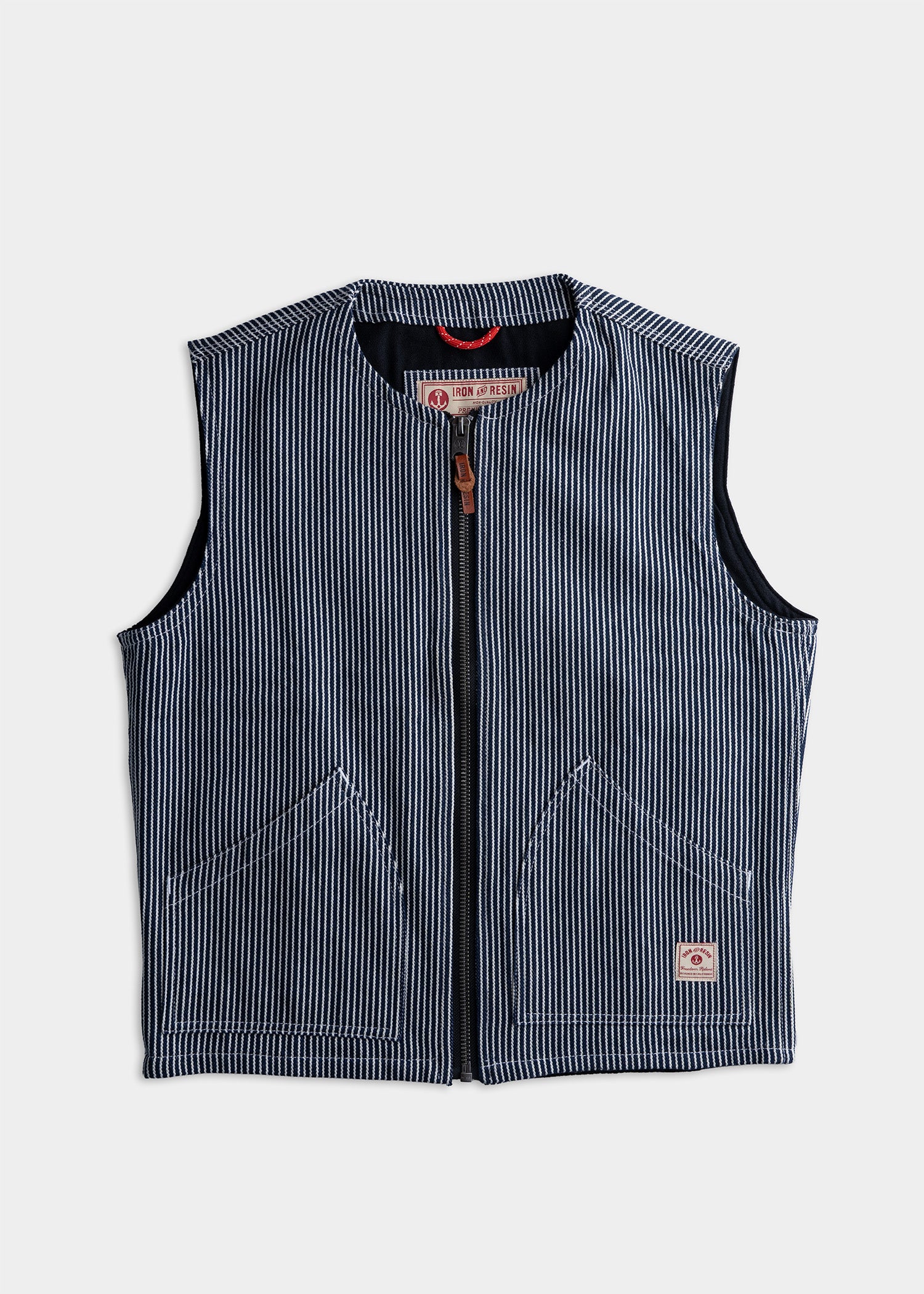 Highland Vest | Hickory Stripe Vest – Iron & Resin