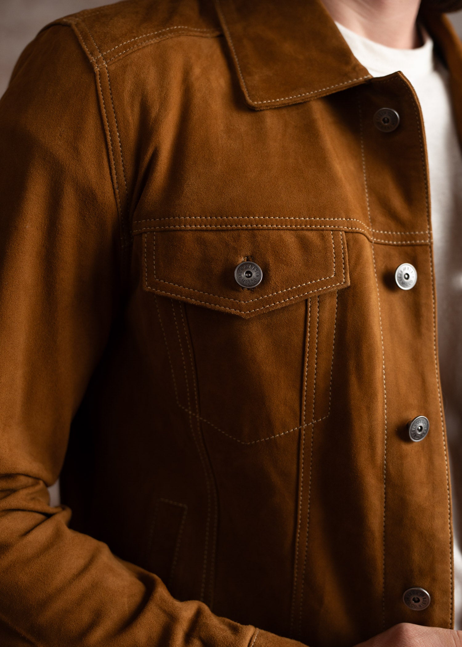 Men's Suede Jacket | Highwayman Goat Suede Jacket – Iron & Resin