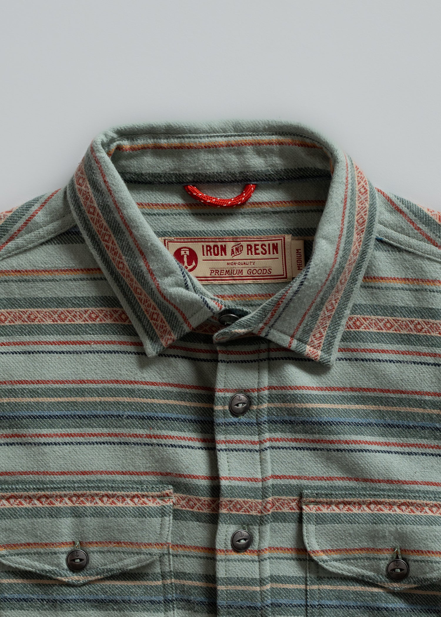 Men's Flannel Shirt | Cotton Twisted Yarn Flannel – Iron & Resin