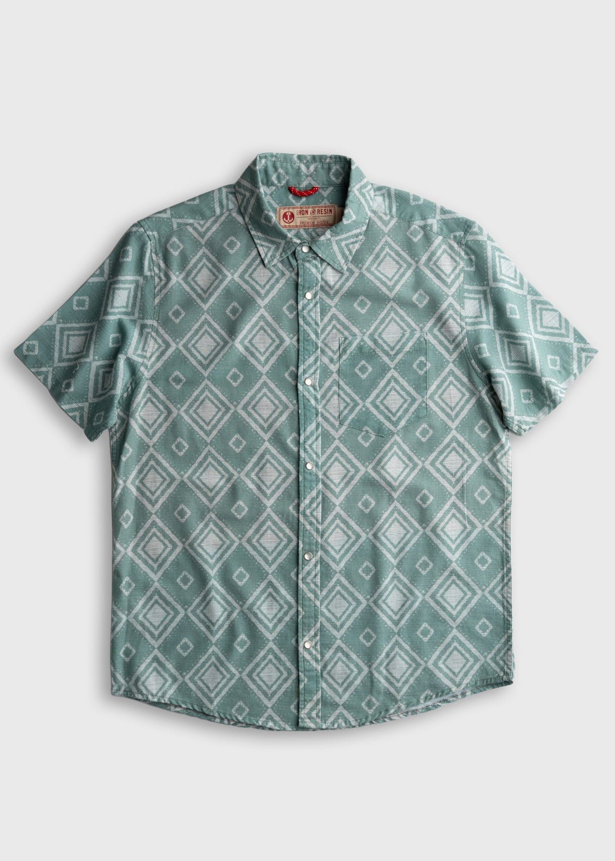 Men’s cotton hemp blend short sleeve shirt with breathable lightweight fabric, relaxed fit button up built for warm weather and everyday wear