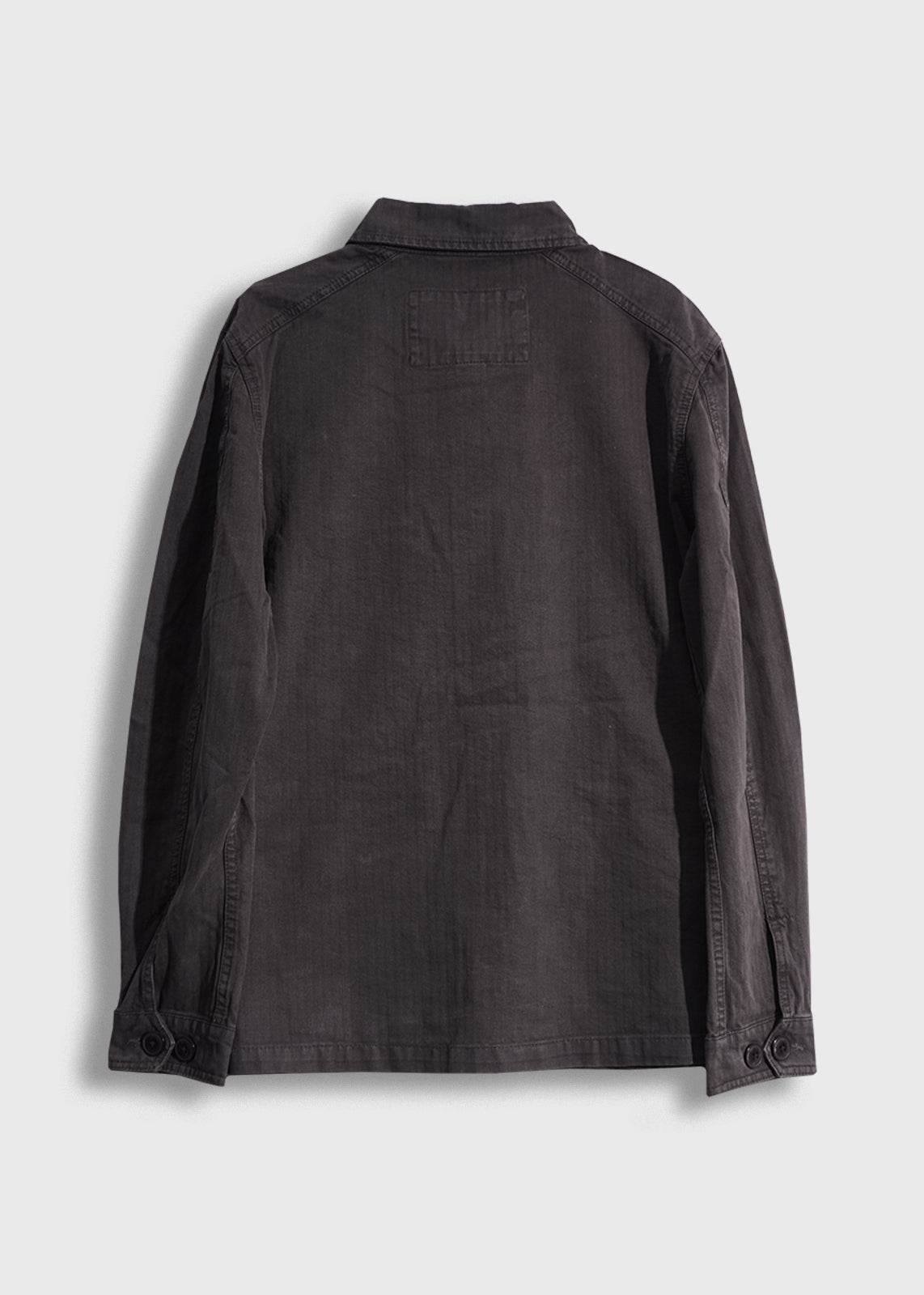 Herringbone Military Jacket - Iron & Resin