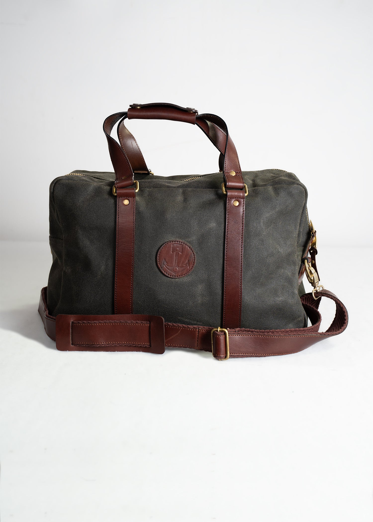 braun men's travel grooming bag with canvas handle Waxed Canvas Bag