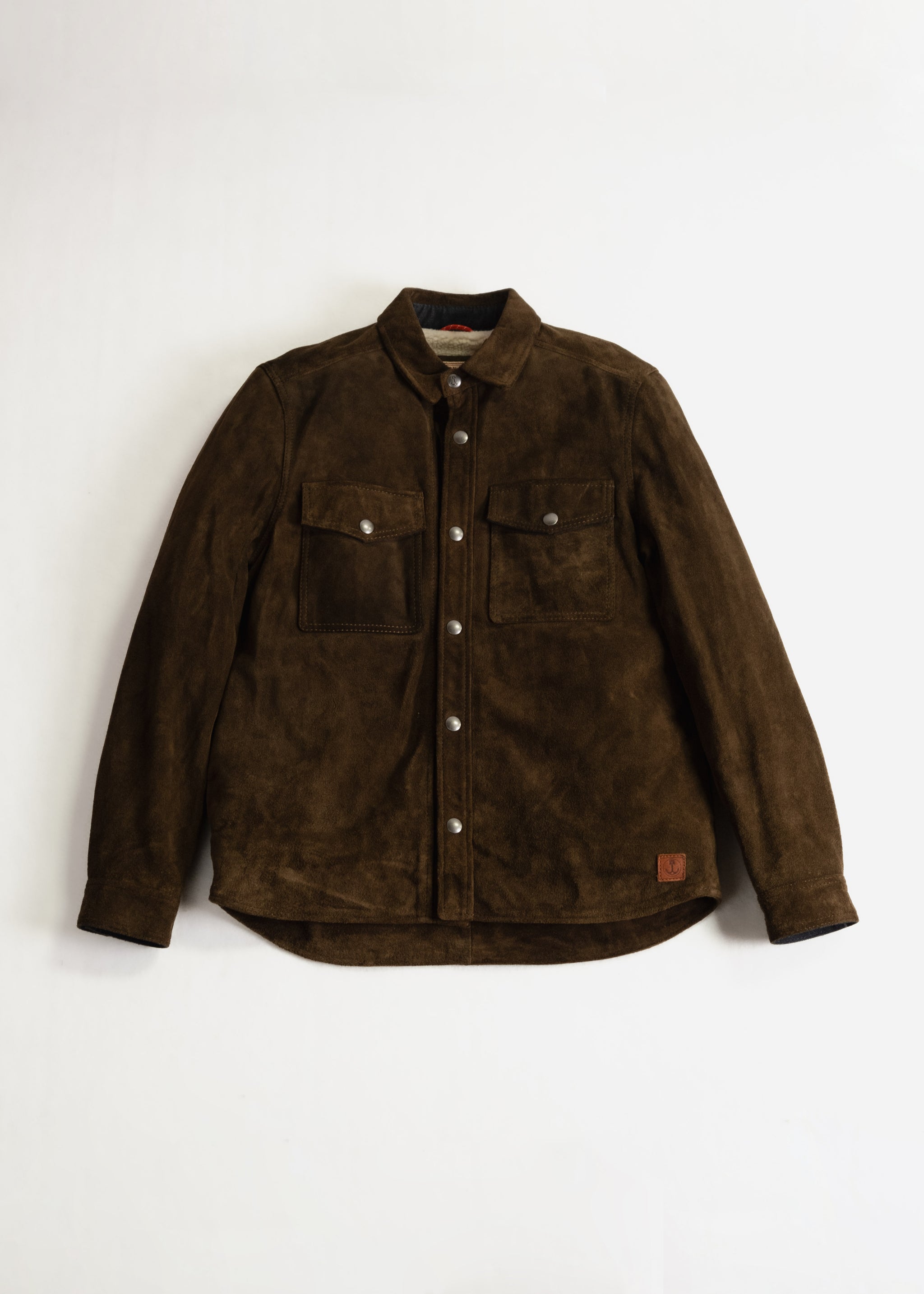 Peak Overshirt Leather – Iron & Resin