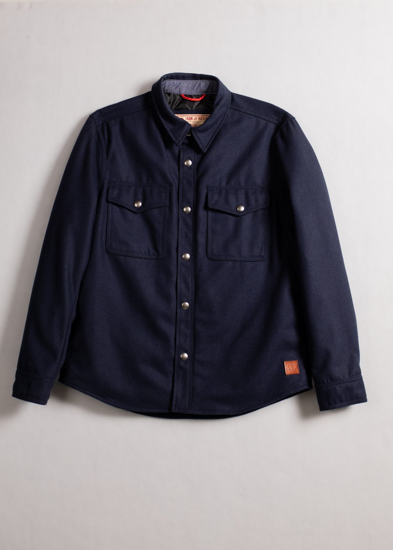 Men's Wool Shirt Jacket | Peak Shirt Iron & Resin Men's Wool Shirt Jacket | Peak Shirt Iron & Resin