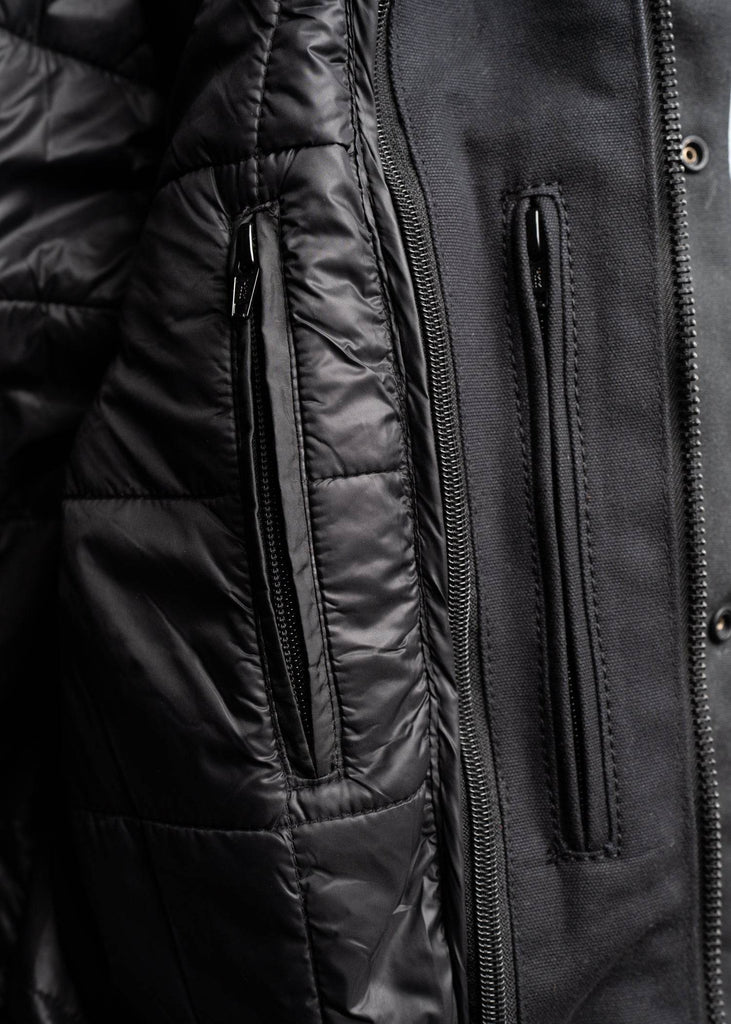 INR x VAHNA Jacket | Waxed Canvas Motorcycle Jacket – Iron & Resin
