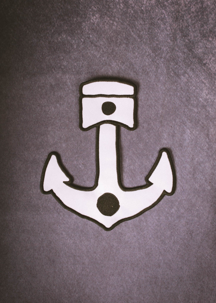 Iron & Resin Anchor Piston Back Patch