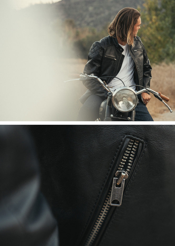 Iron & Resin Elsinore Leather Motorcycle Jacket