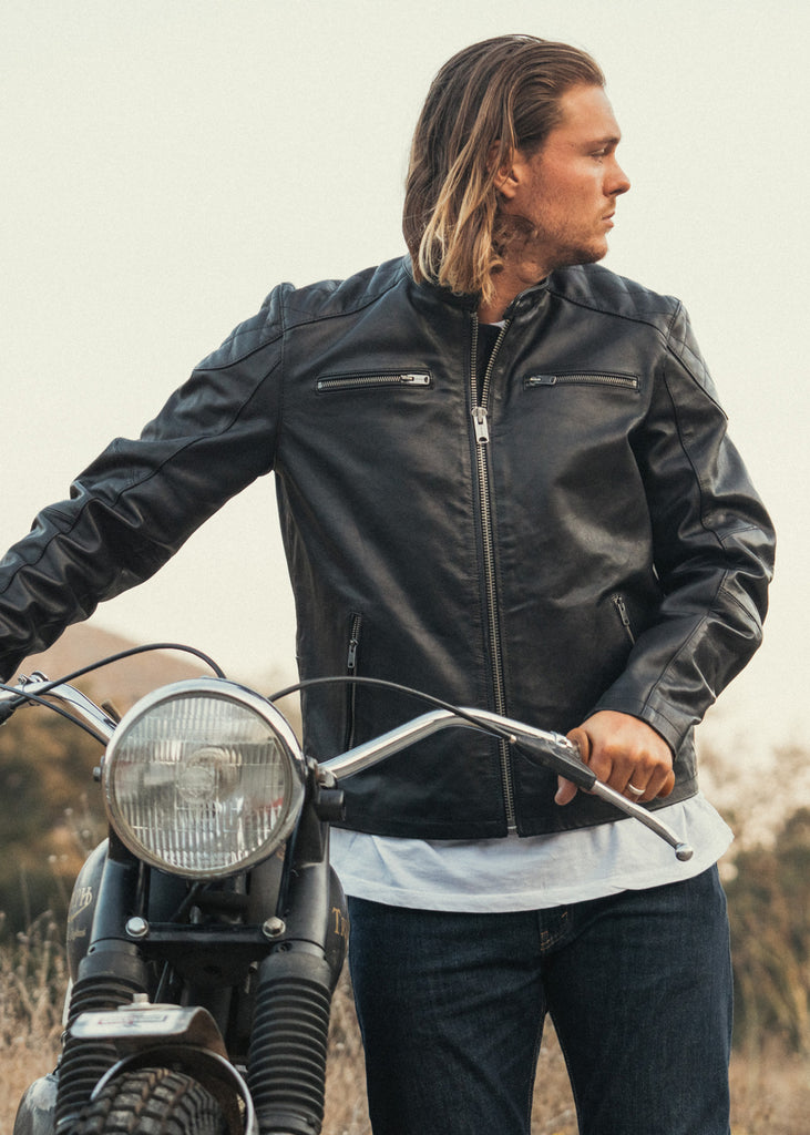 Iron & Resin Elsinore Leather Motorcycle Jacket