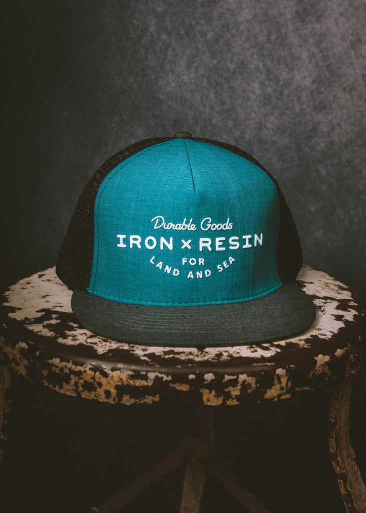 Iron & Resin Field Hat in Marine