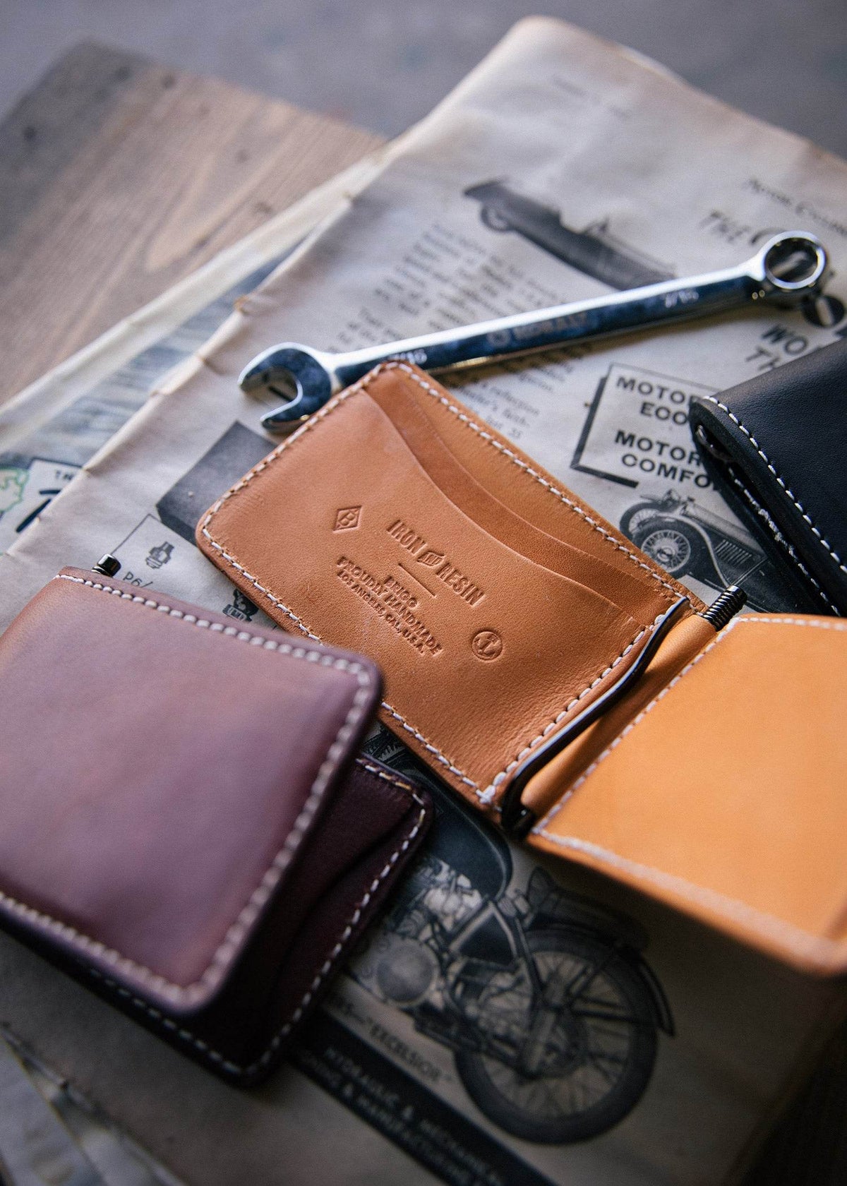 Brigg X INR Vagabond Wallet - Iron & Resin