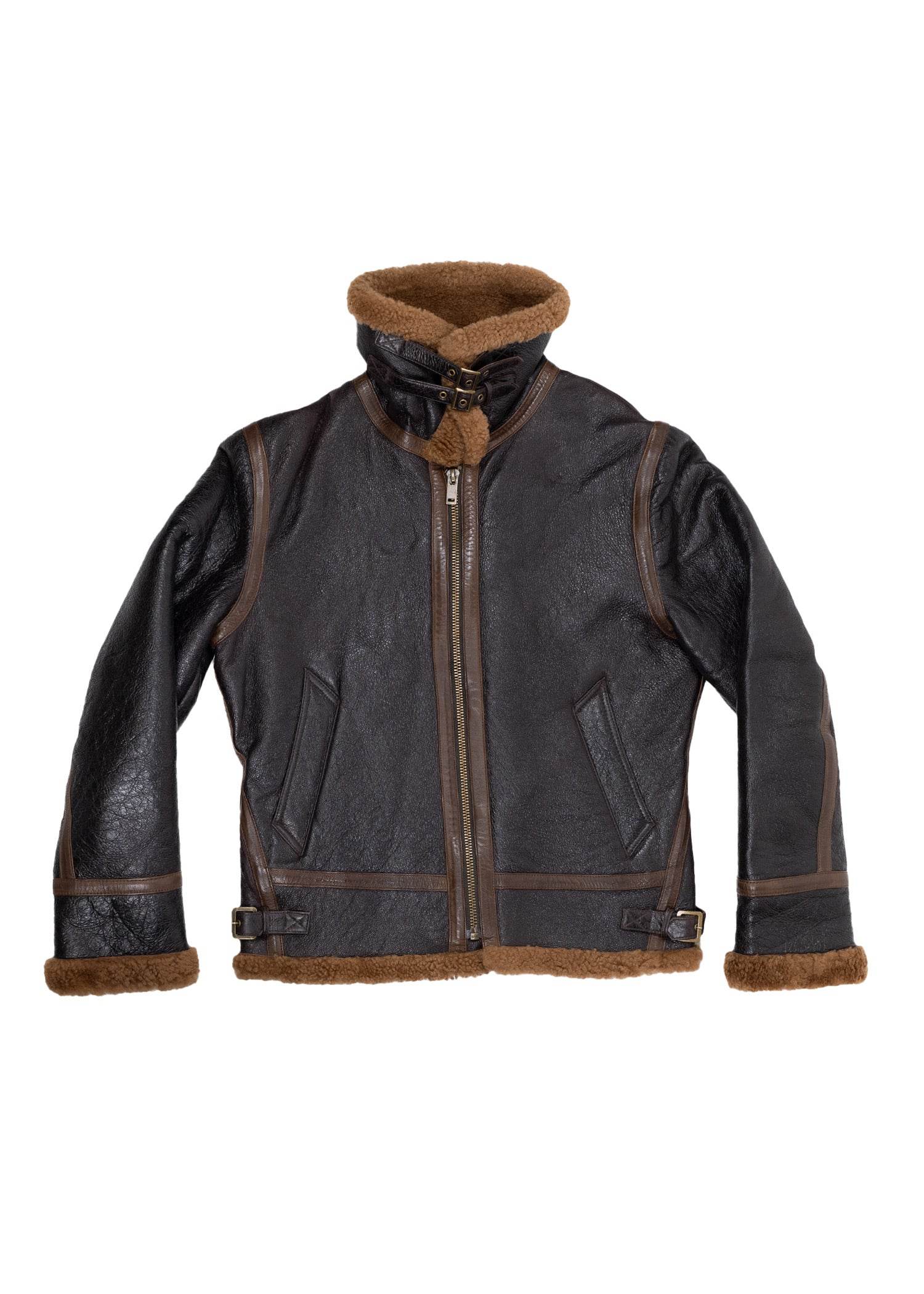 Lambskin Shearling Jacket Irvin Aviator – Iron Resin