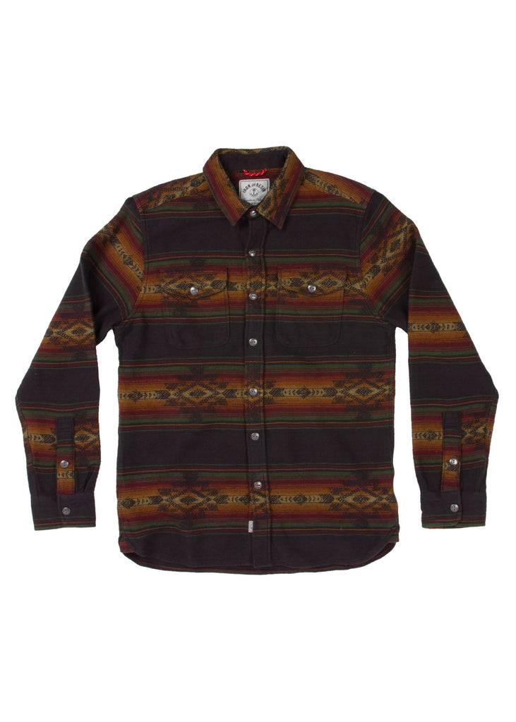 Iron & Resin Klamath Flannel Shirt - Jacquard Flannel