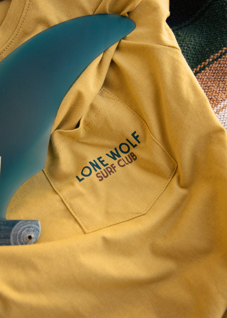 Iron & Resin - Lone Wolf Pocket Tee Front Pocket Detail