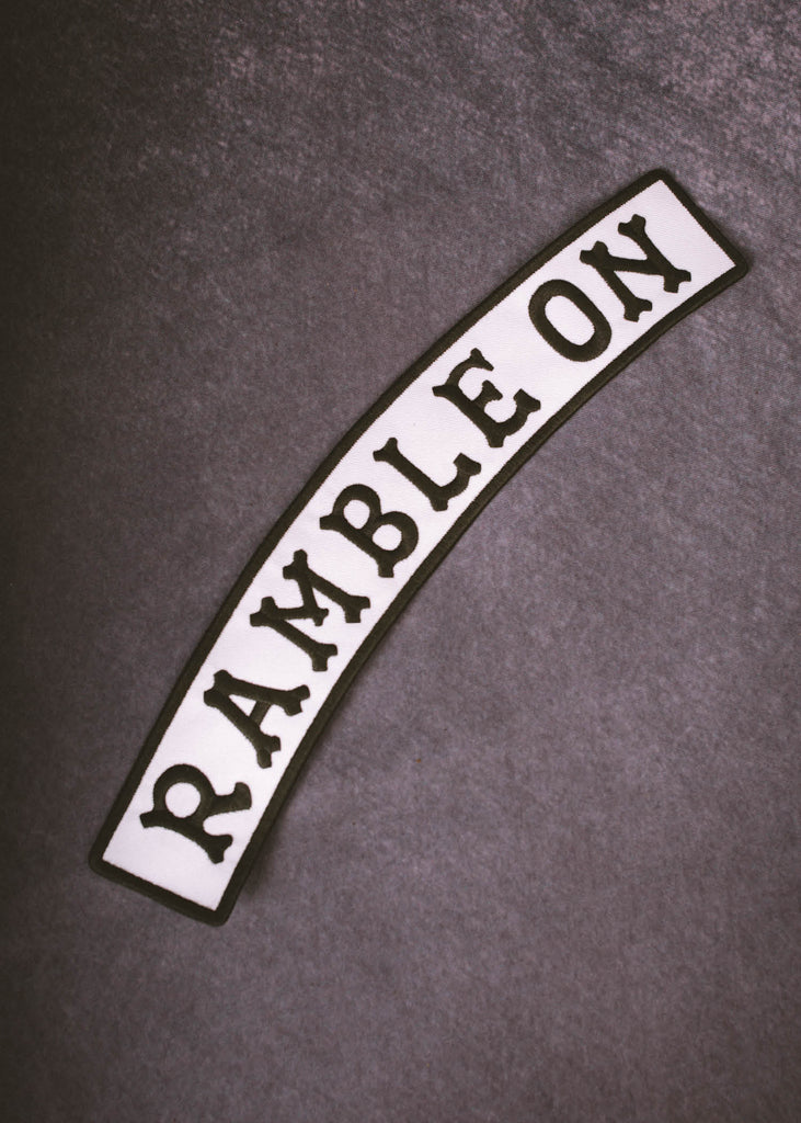 Iron & Resin Ramble on Rocker Patch