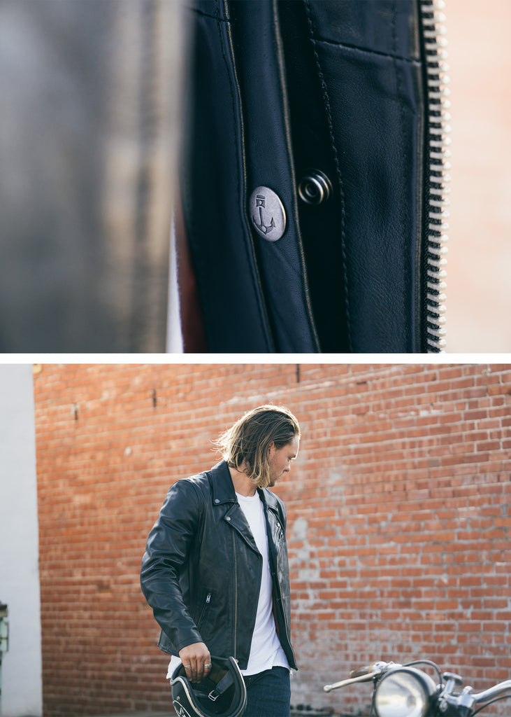 Iron & Resin Ringo Jacket - Internal Pocket Storage Leather Jacket