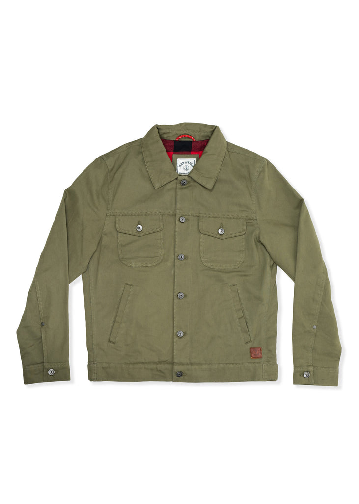 Iron & Resin: Sand Jacket In Olive