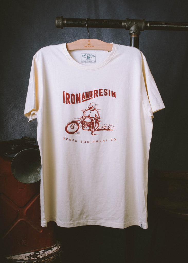 Iron & Resin Hot Shoe Tee in Natural